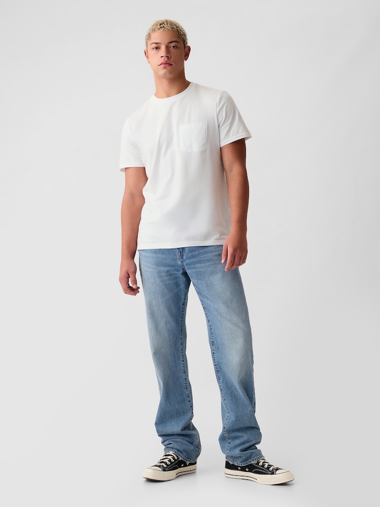 Adult Organic Cotton Pocket T-Shirt