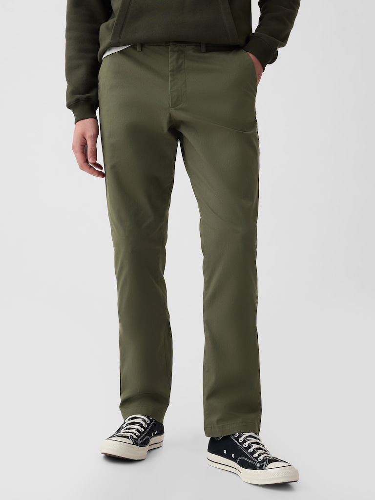 Modern Straight Khakis