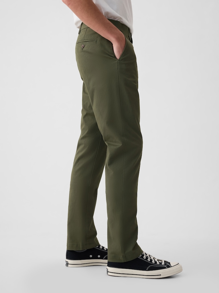 Modern Straight Khakis
