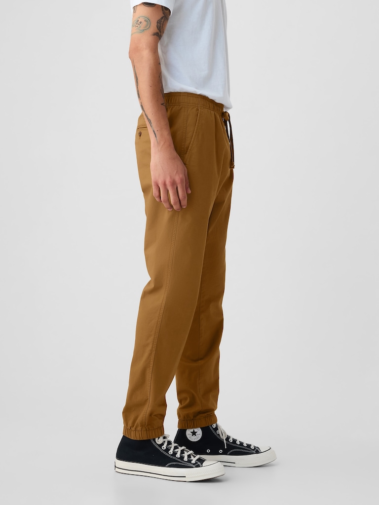 Canvas Slim Joggers