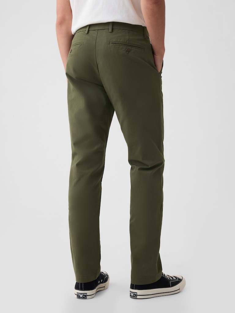 Modern Straight Khakis