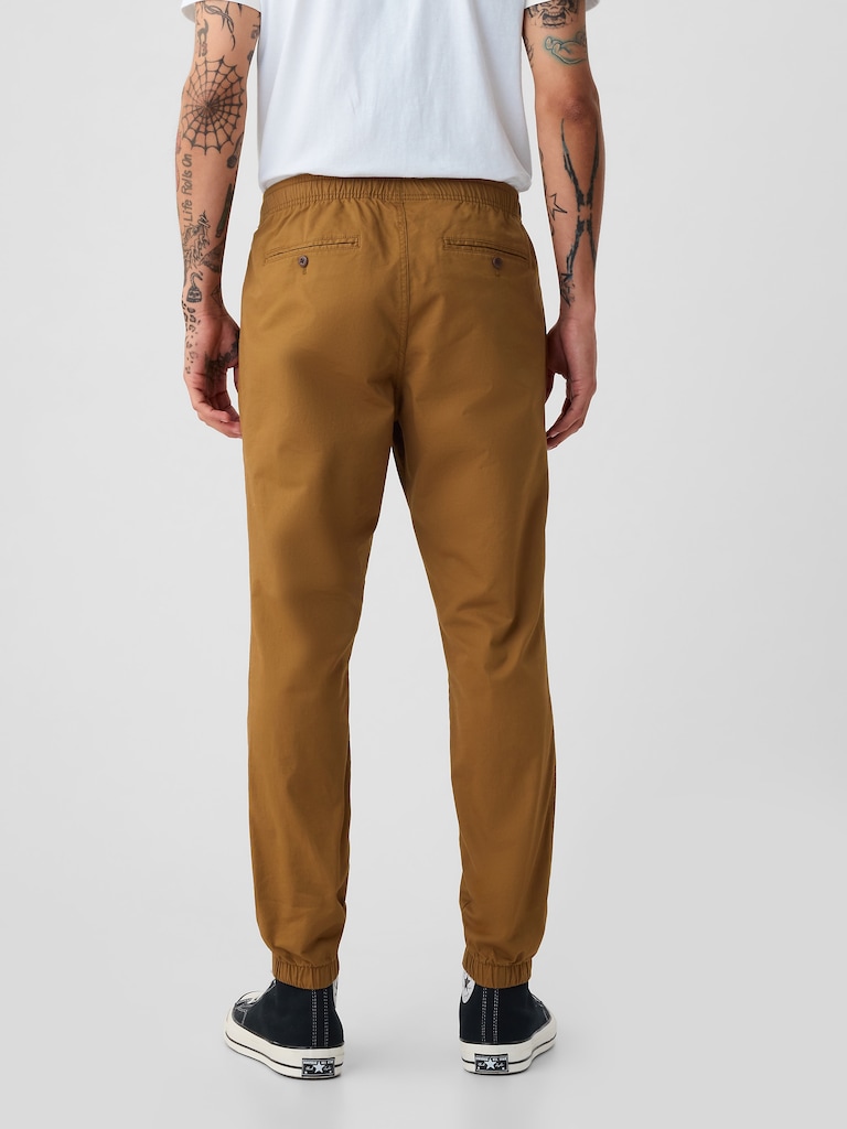Canvas Slim Joggers