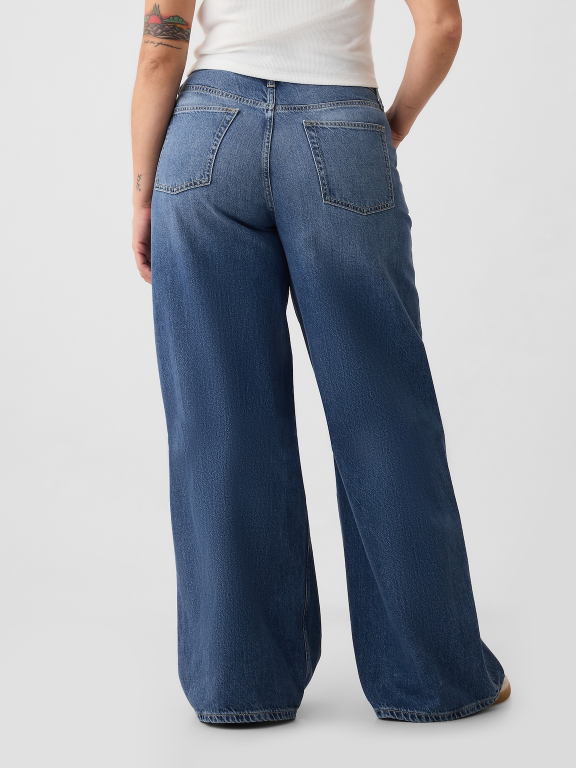 Mid Rise UltraSoft Baggy Jeans