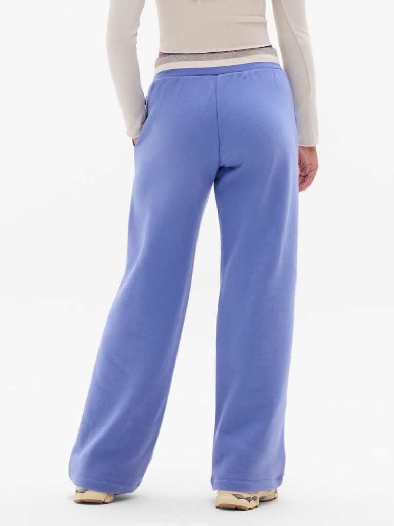 Athleta Girl All Day Sparkle Rib Wide Leg Pant