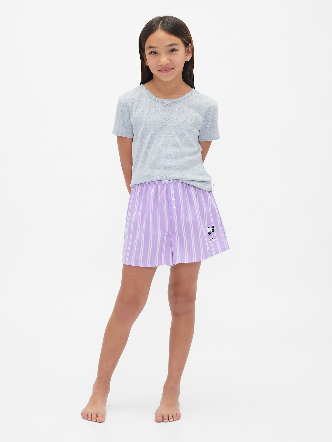 Gap × Disney Kids Recycled Flannel PJ Boxer Shorts