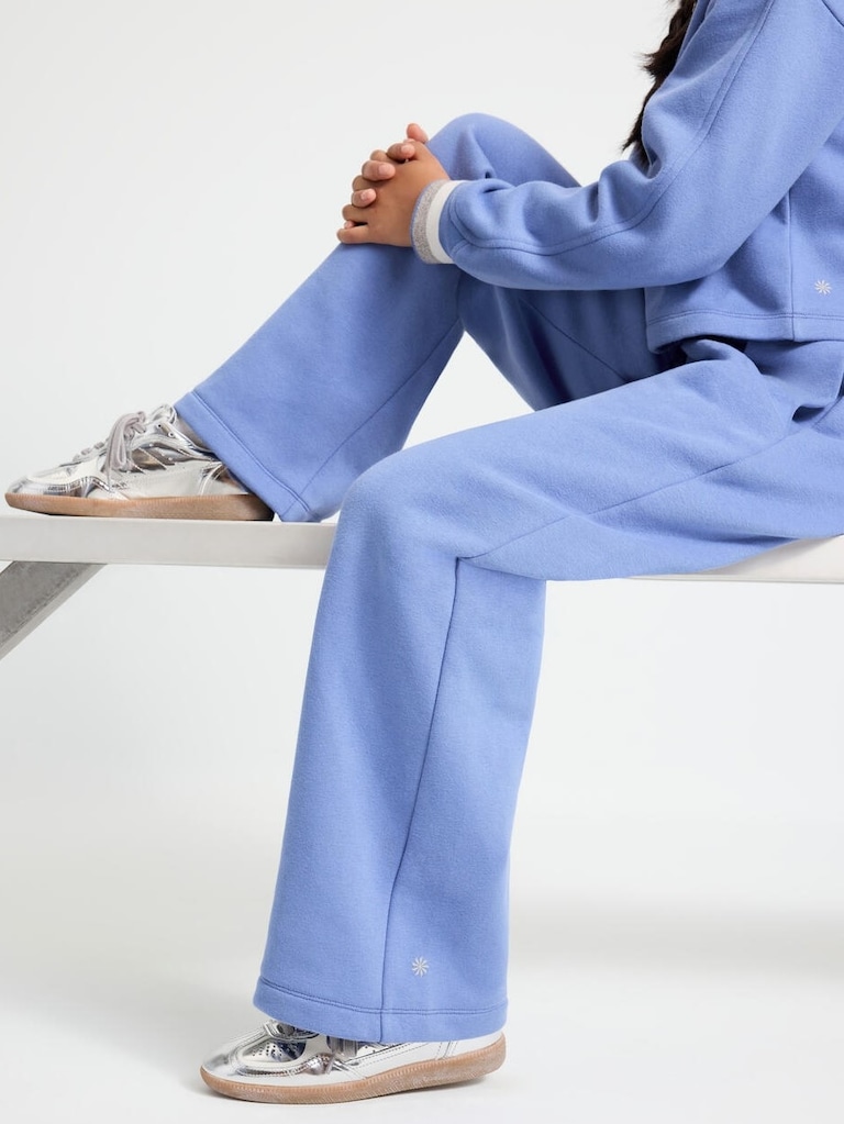 Athleta Girl All Day Sparkle Rib Wide Leg Pant