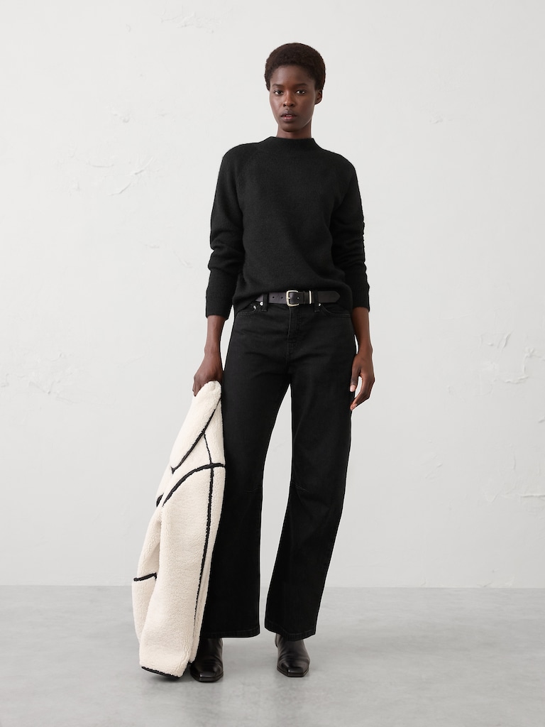 Brushed Pullover Sweater