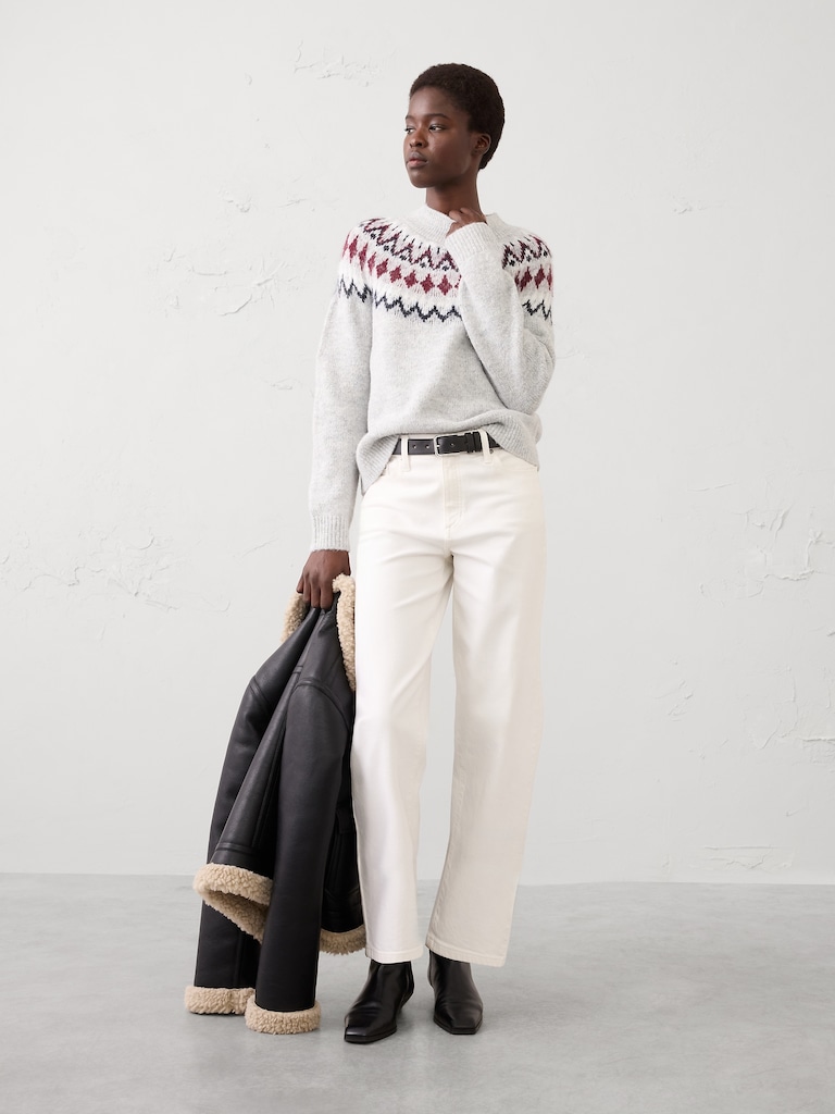 Brushed Pullover Sweater