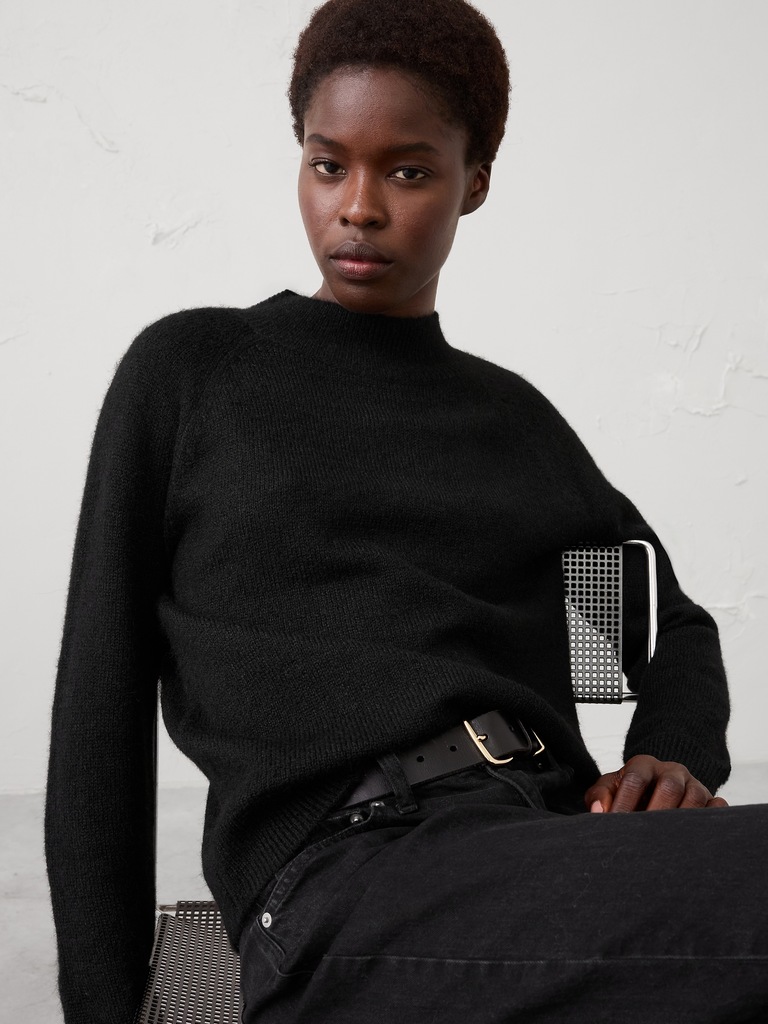 Brushed Pullover Sweater