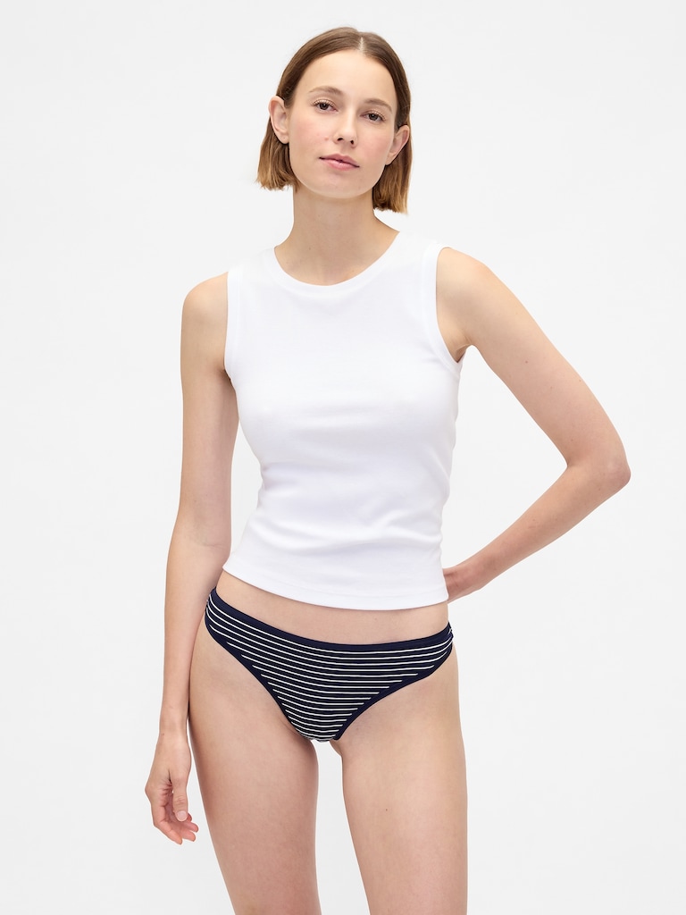 Organic Stretch Cotton Thong