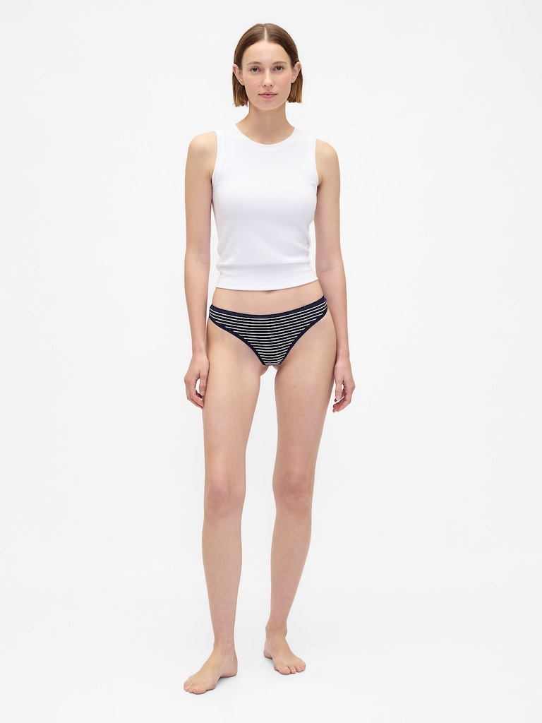 Organic Stretch Cotton Thong