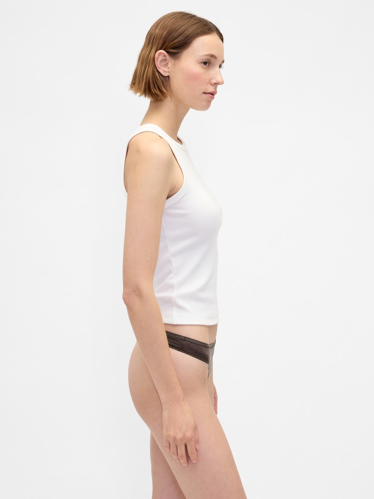 Organic Stretch Cotton Thong