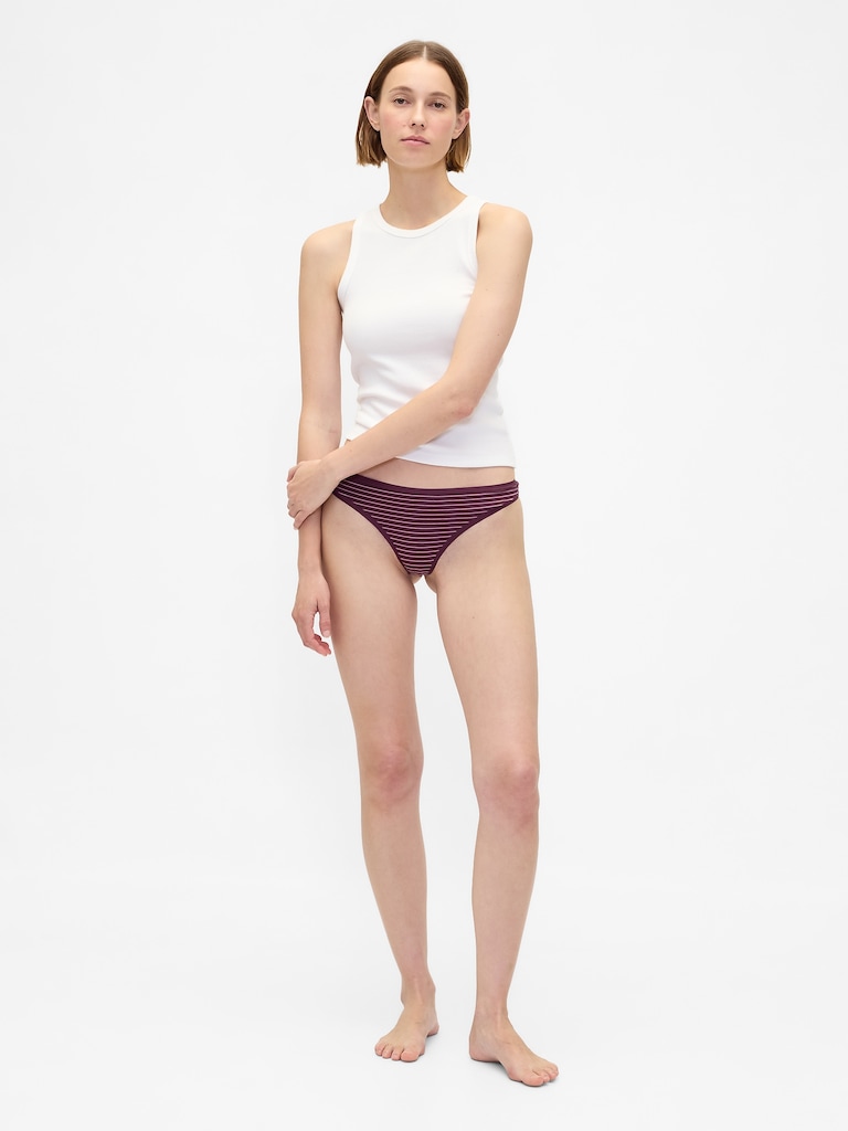 Organic Stretch Cotton Thong