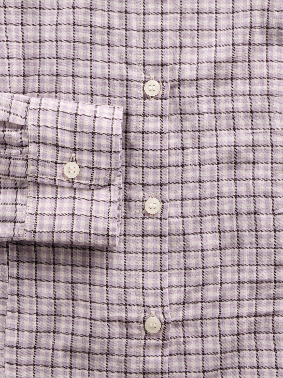 Flannel Fitted Plaid Shirt