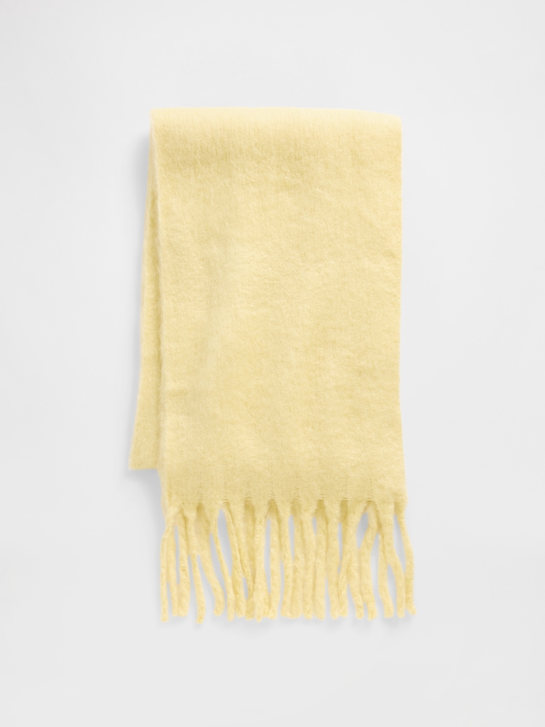 Brushed Fringe Scarf