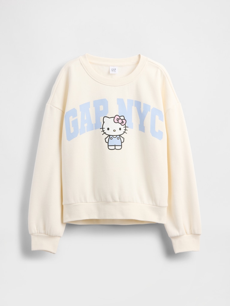 Kids VintageSoft Hello Kitty Logo Sweatshirt