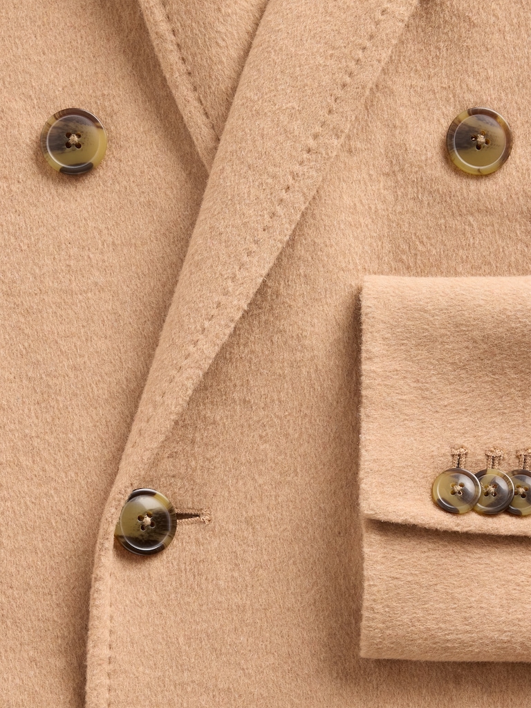 GapStudio Wool-Blend Double-Breasted Coat