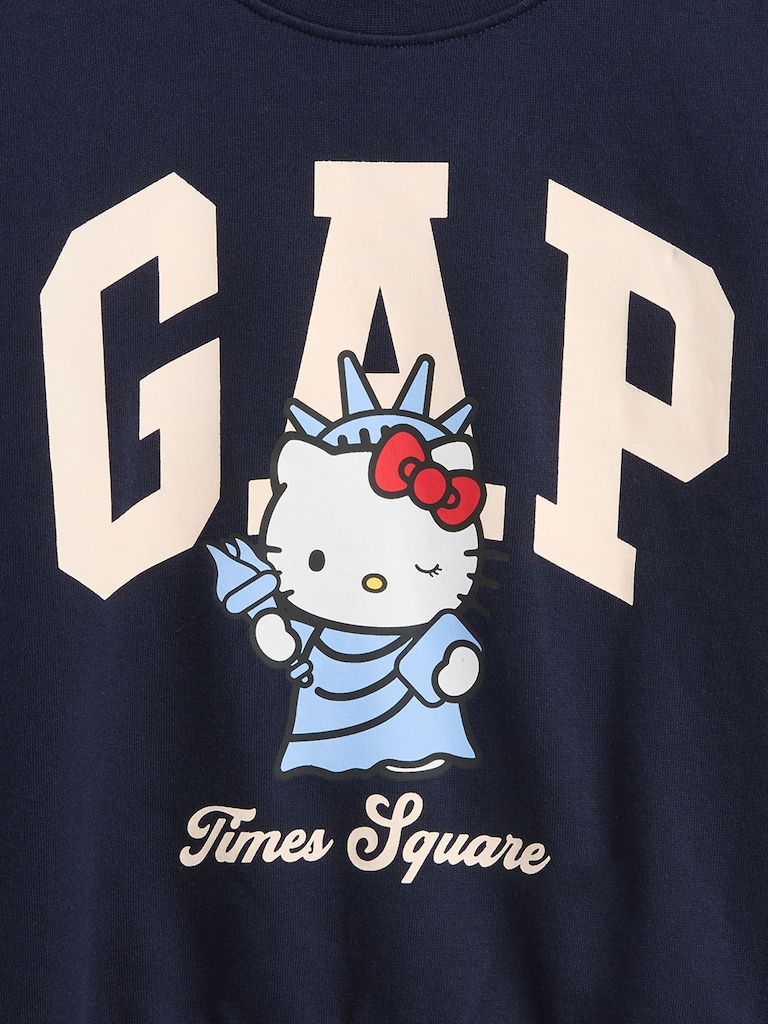 Kids VintageSoft Hello Kitty Logo Sweatshirt