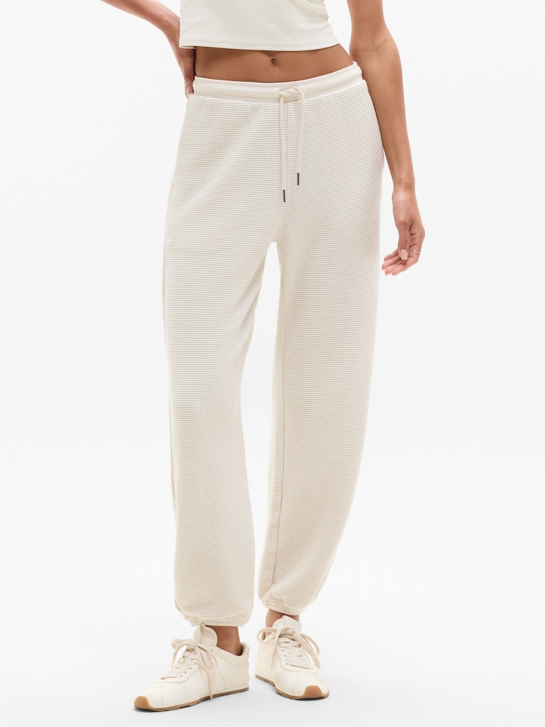Tranquil Mid Rise Waffle Jogger
