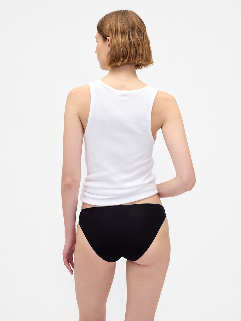 Organic Stretch Cotton Bikini Brief (3-Pack)