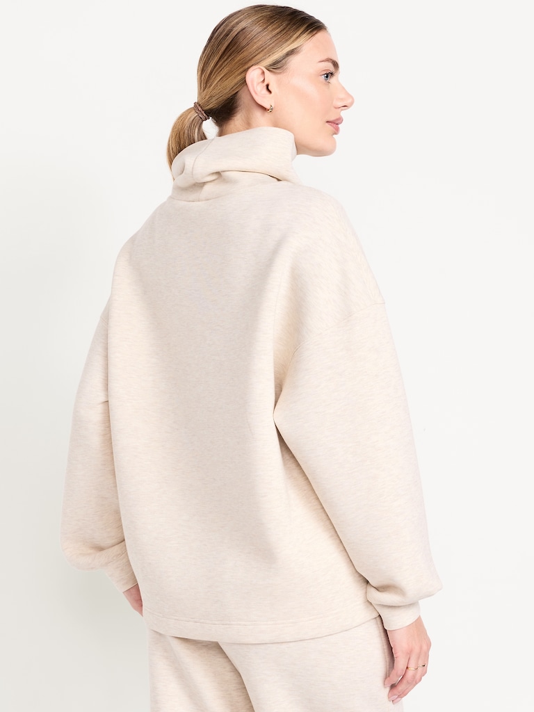 Bounce Fleece Funnel Neck Tunic