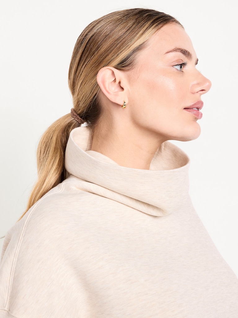 Bounce Fleece Funnel Neck Tunic
