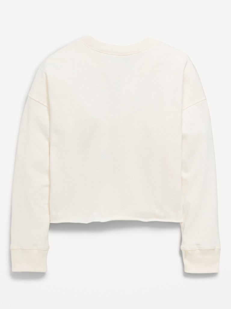 Cyndi Lauper™ Graphic Raw-Edge T-Shirt for Girls