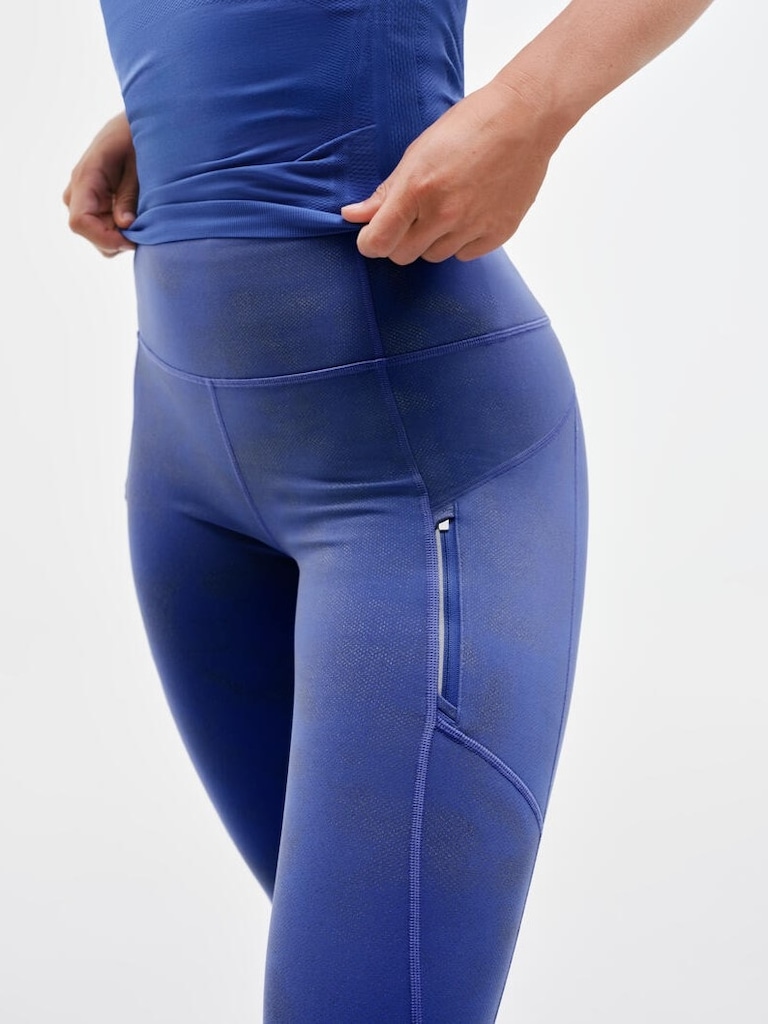 Rainier High Rise Reflective Print Legging