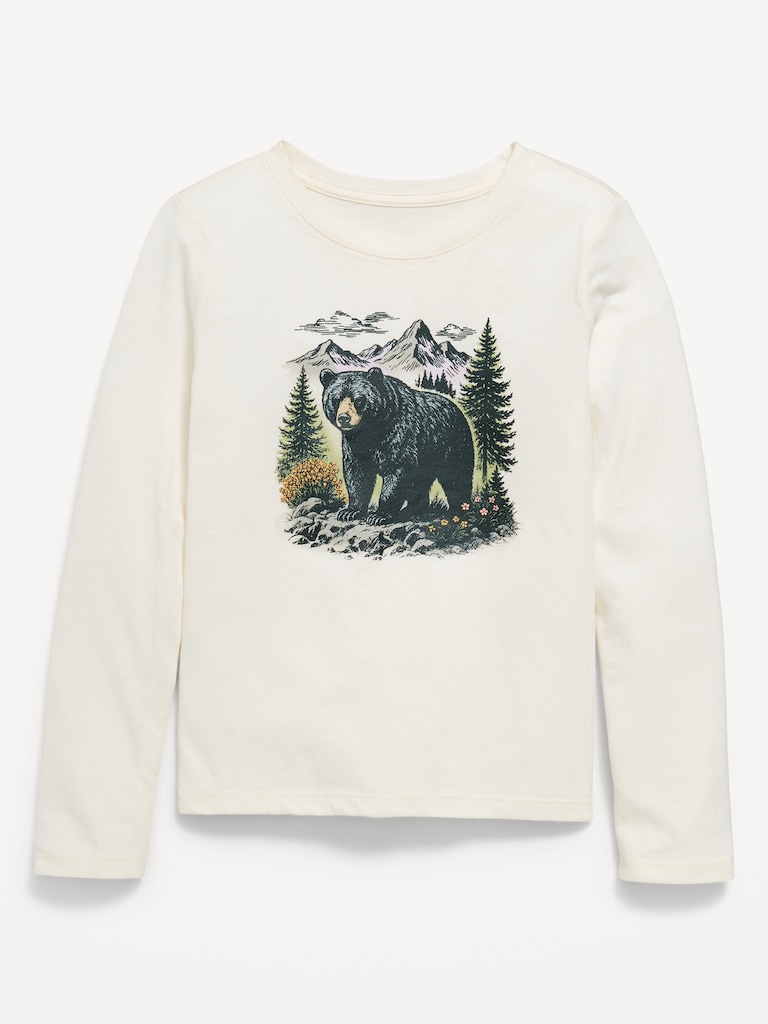 Long-Sleeve Graphic T-Shirt for Girls