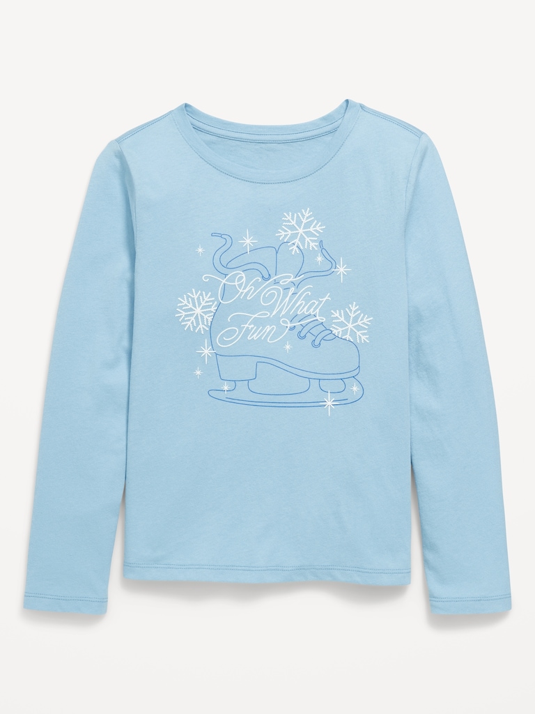 Long-Sleeve Graphic T-Shirt for Girls