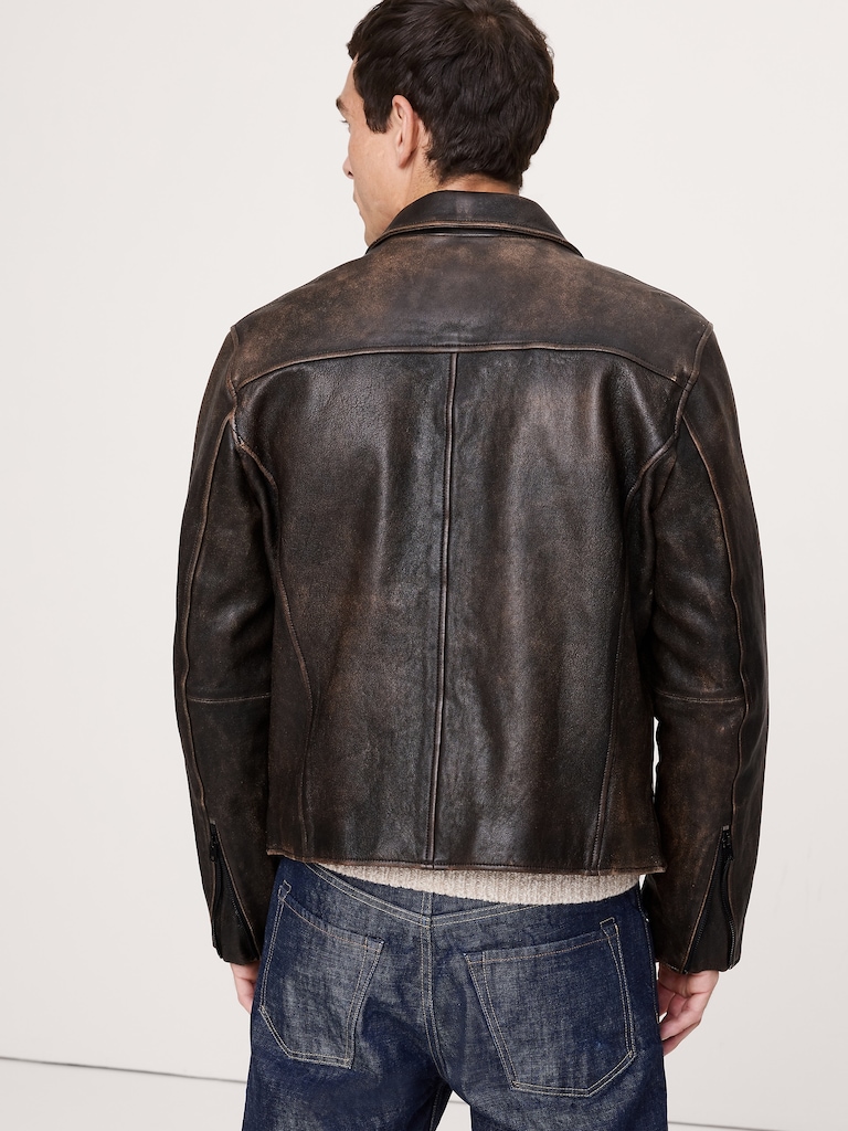 Leather Racing Jacket