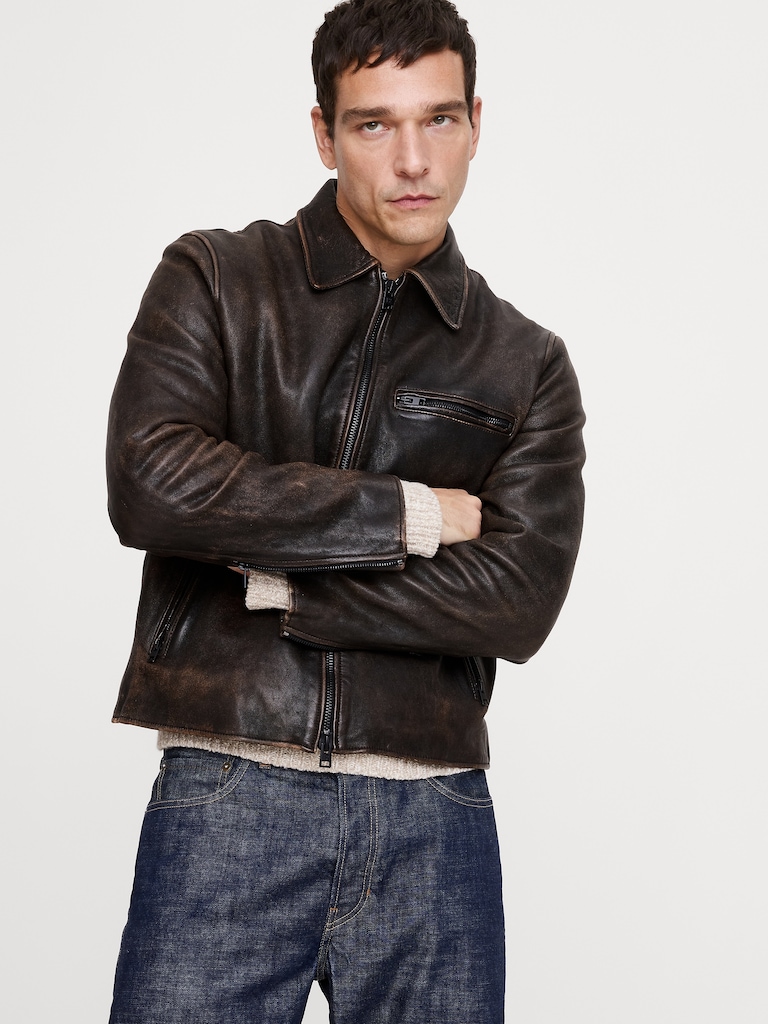Leather Racing Jacket