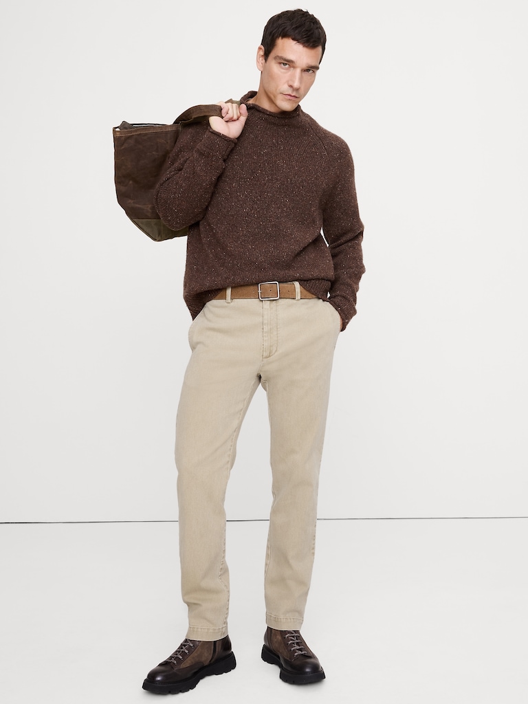 Straight Brushed Italian Chino