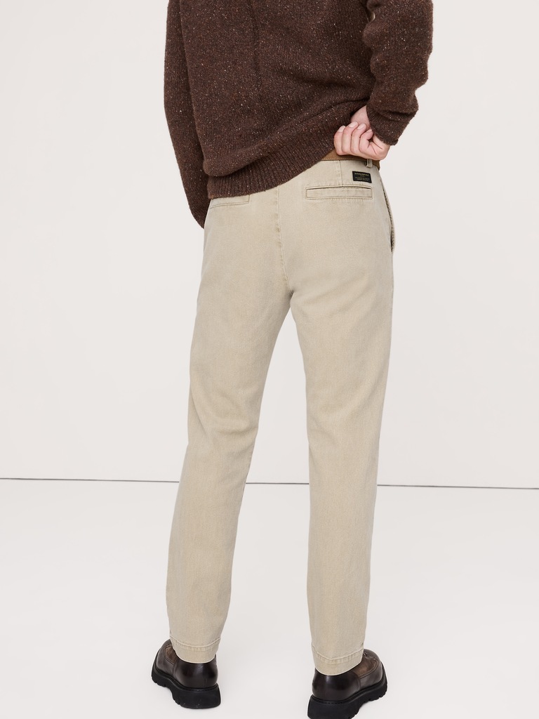 Straight Brushed Italian Chino