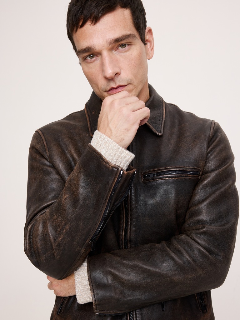 Leather Racing Jacket