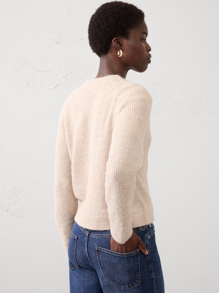 Brushed Cardigan Sweater