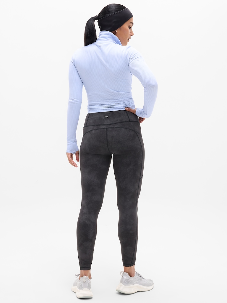 Rainier High Rise Reflective Print Legging