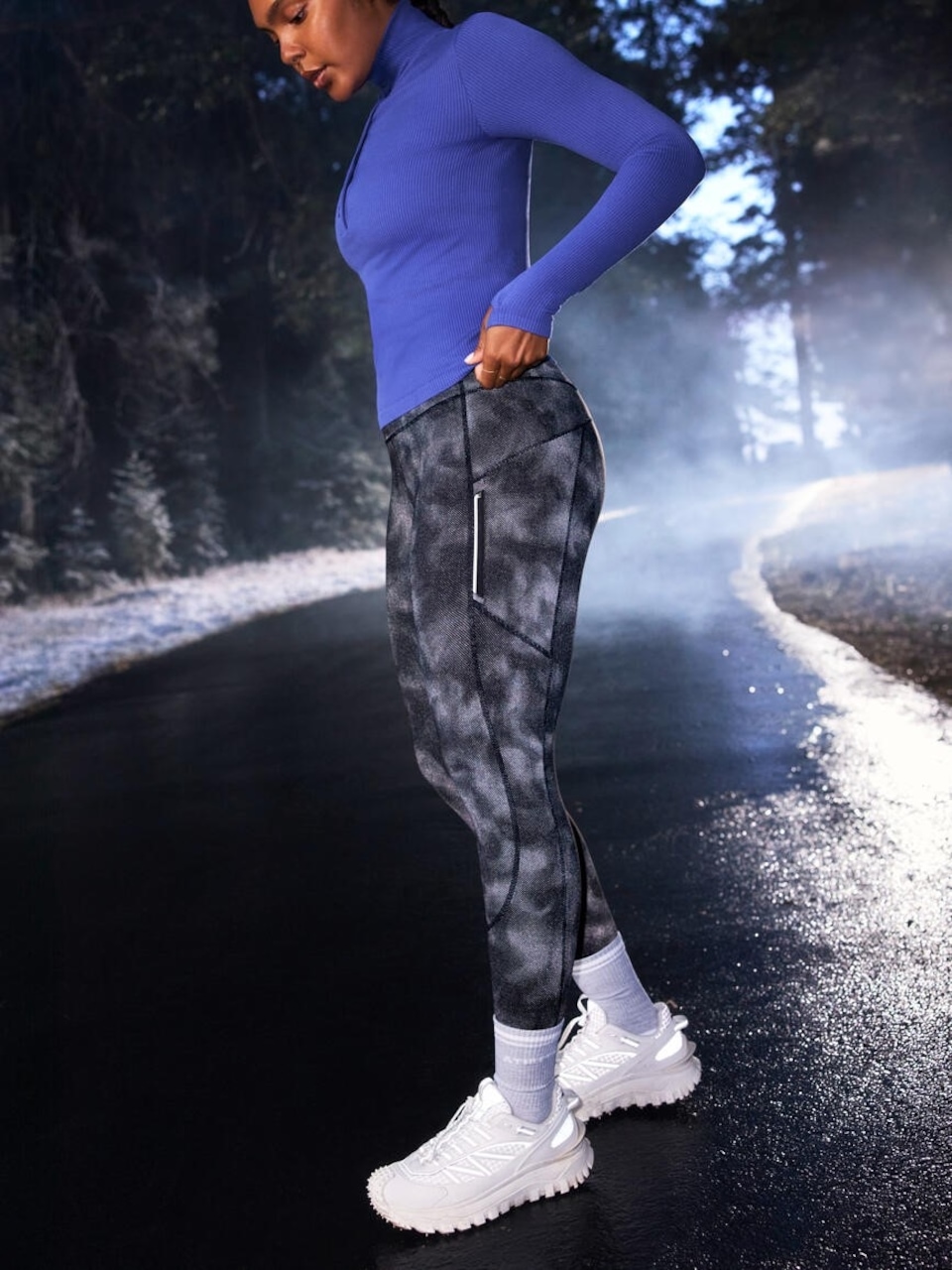 V-Neck Hardware One-Piece Swimsuit