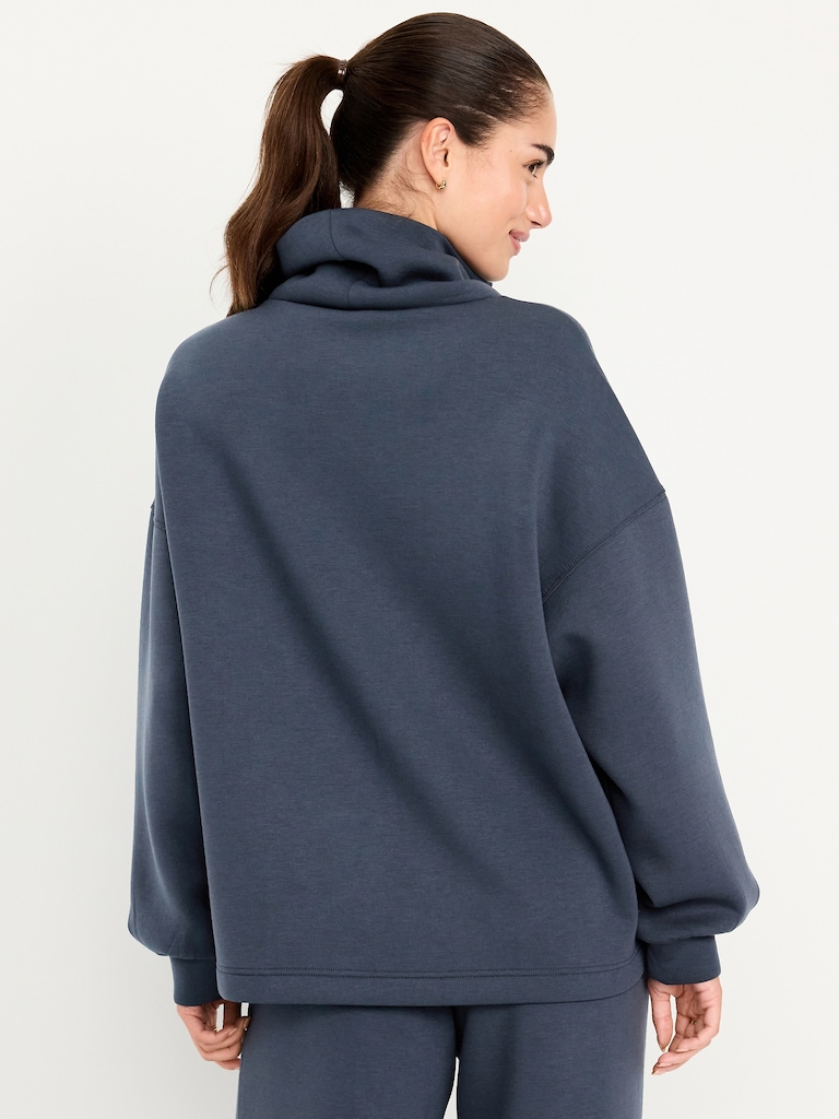 Bounce Fleece Funnel Neck Tunic