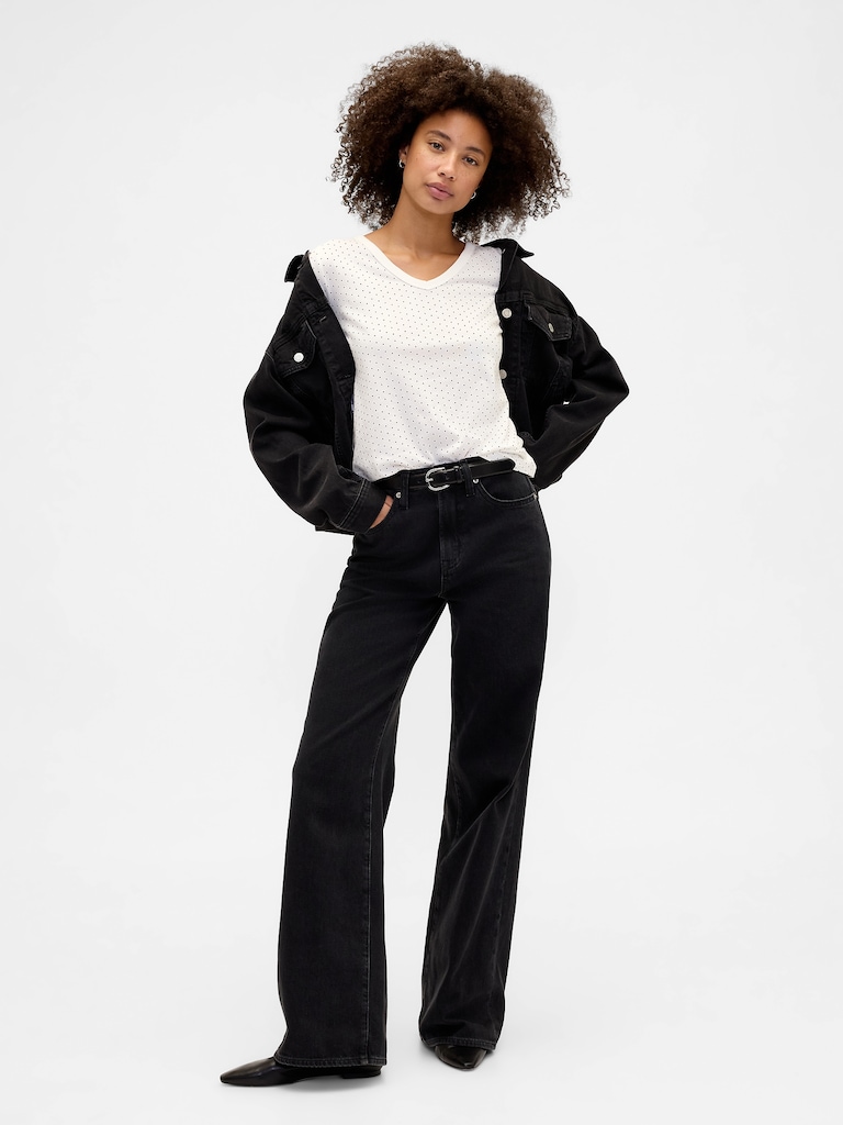 Favorite Print V-Neck T-Shirt