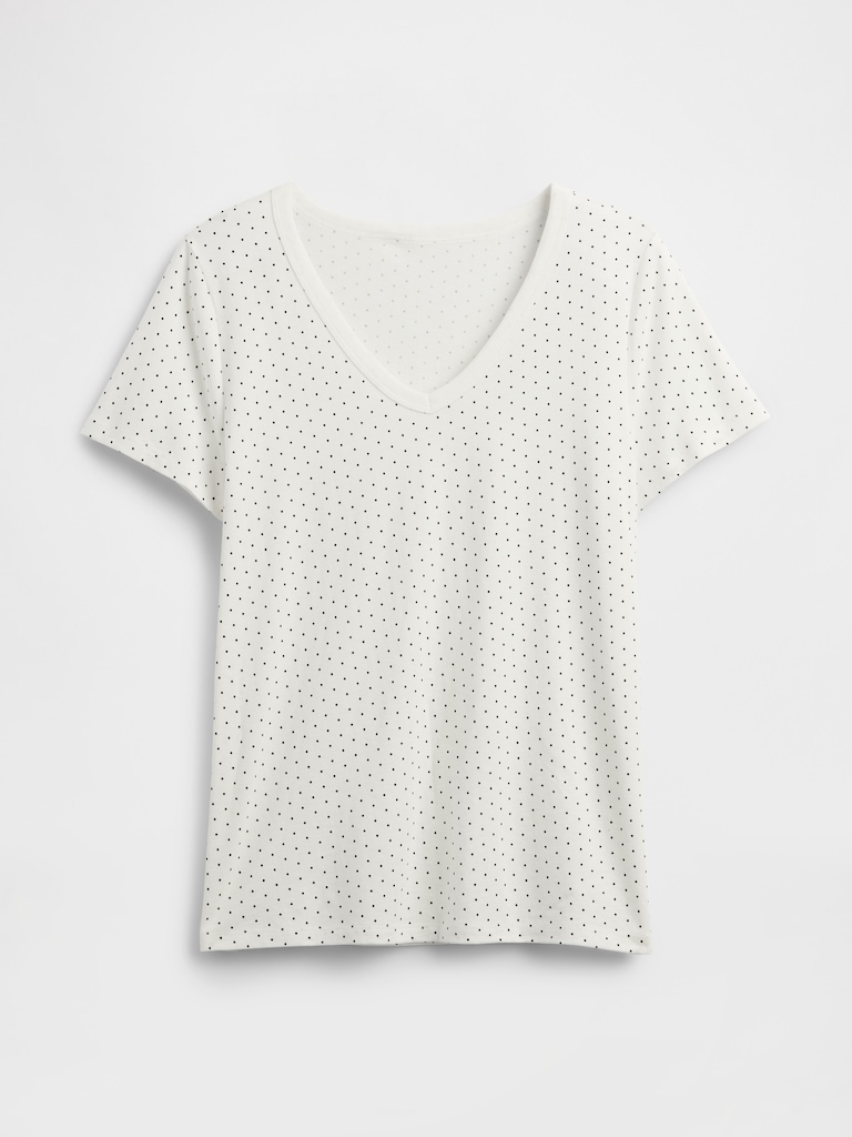 Favorite Print V-Neck T-Shirt