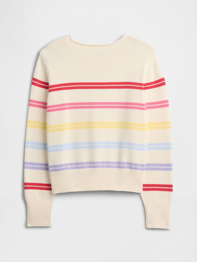 Kids Relaxed Roll-Neck Sweater