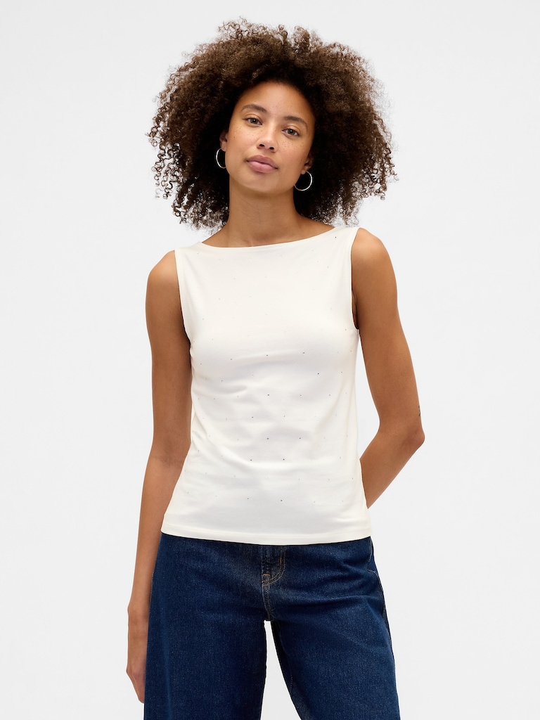 Boatneck Tank Top