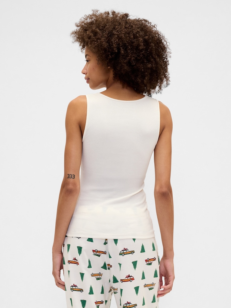Gap Logo Ribbed Tank Top