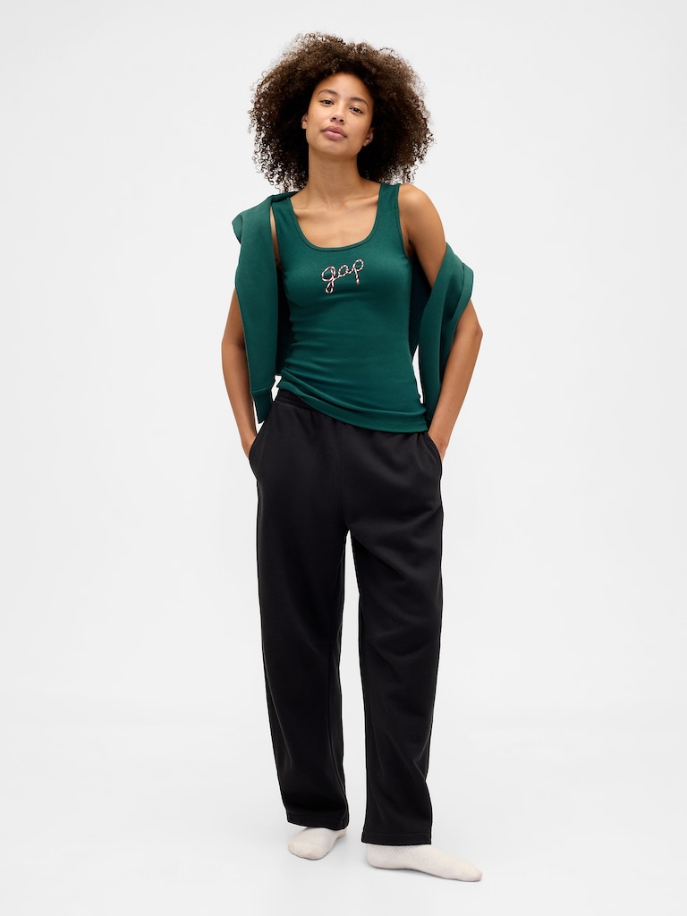 Gap Logo Ribbed Tank Top