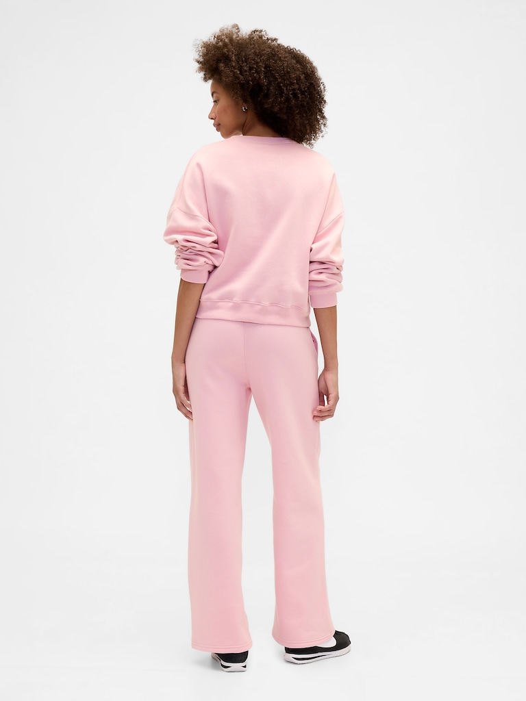 Relaxed Straight-Leg Sweatpants
