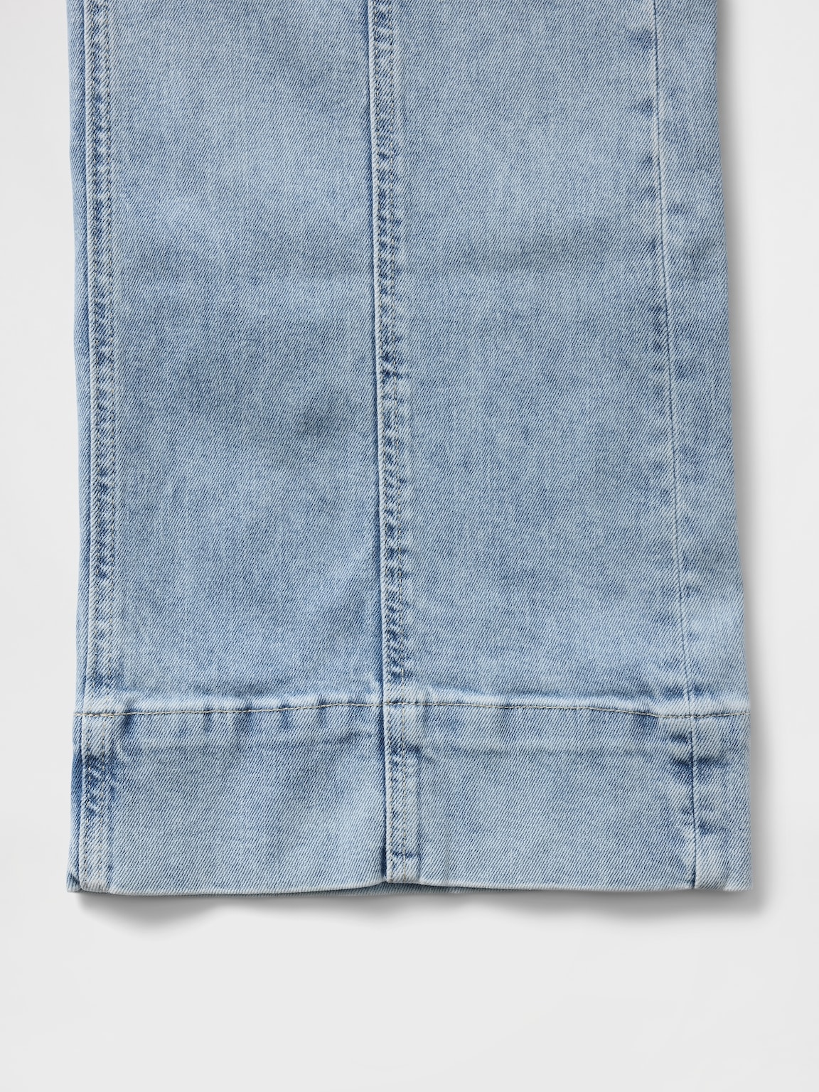 High Rise Stride Wide-Leg Ankle Jeans