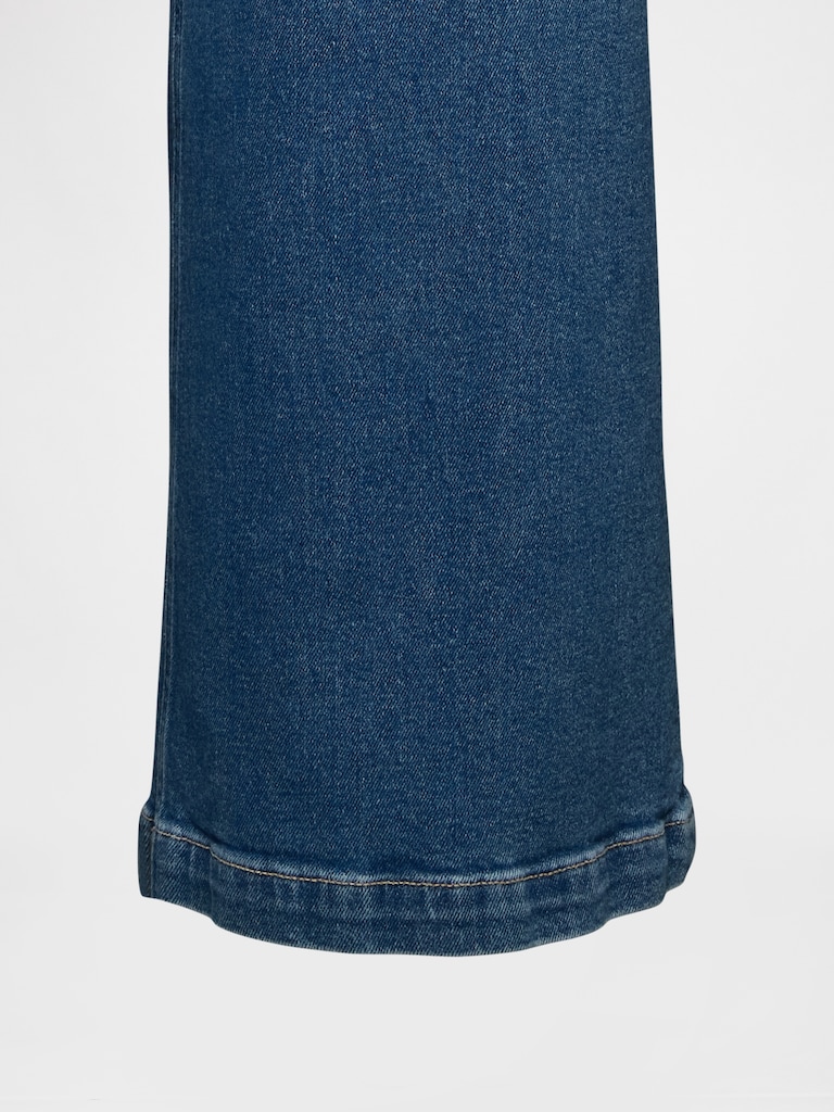 Extra High Rise Stride Wide-Leg Jeans