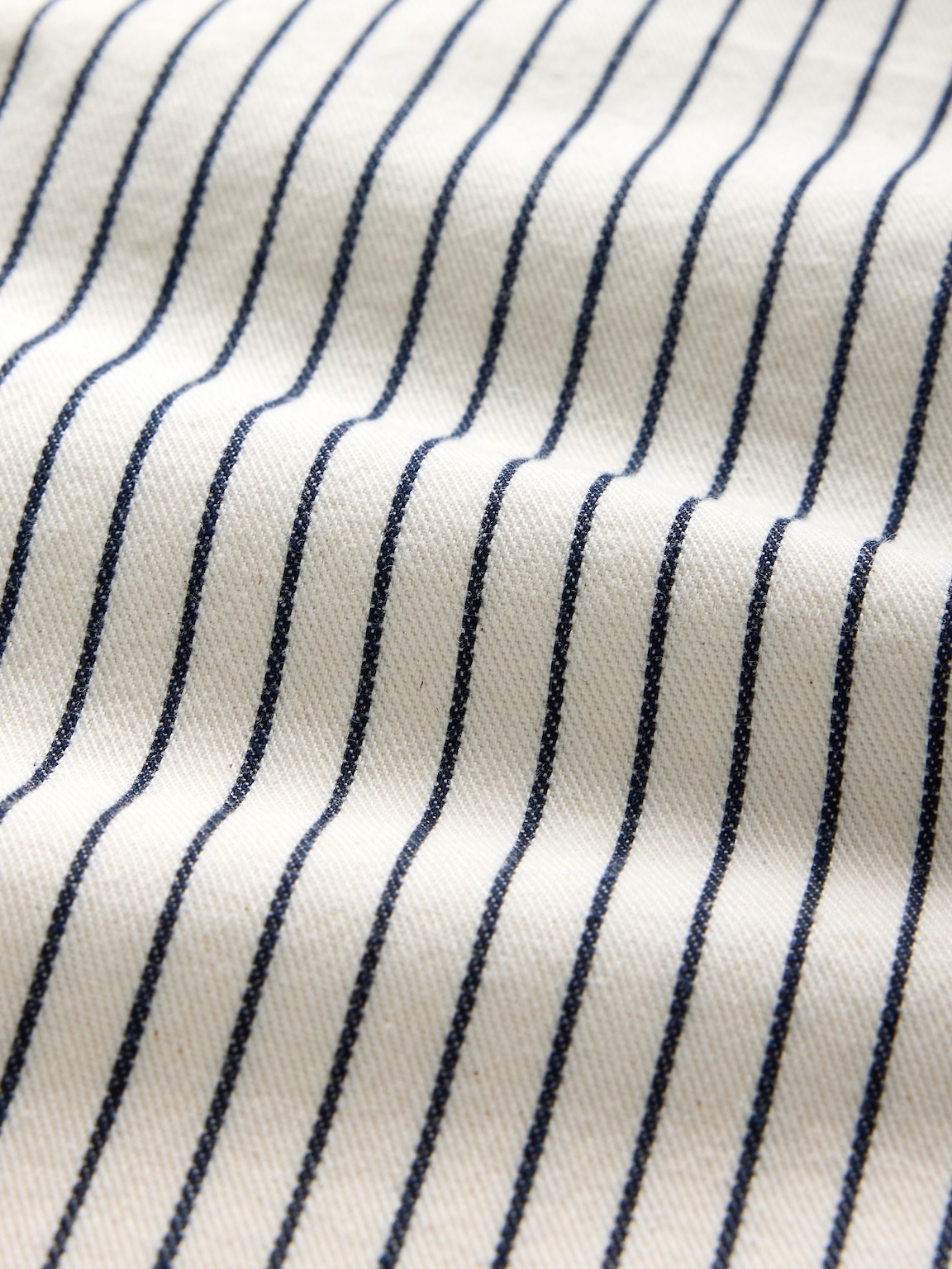 Mid Rise Denim Stripe Baggy Jeans