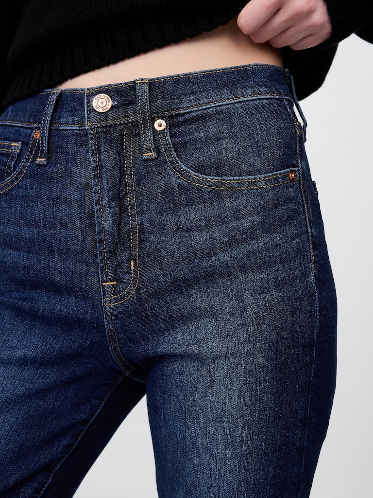 High Rise True Skinny Jeans
